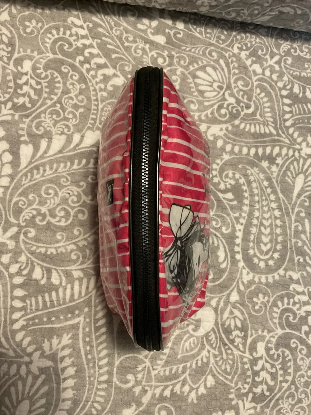 Izak Zenou Plastic Coated I’ve Been Chic’ed Zippered Bag
